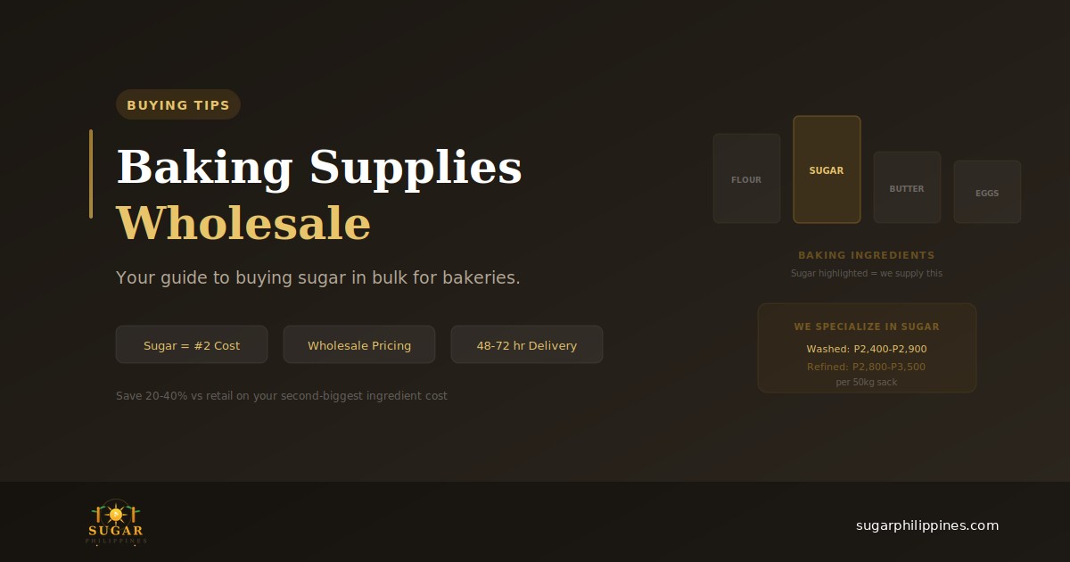 Baking Supplies Wholesale Philippines