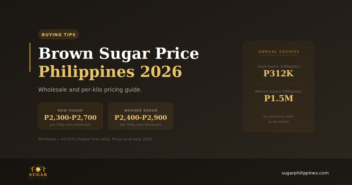 Brown Sugar Price Philippines