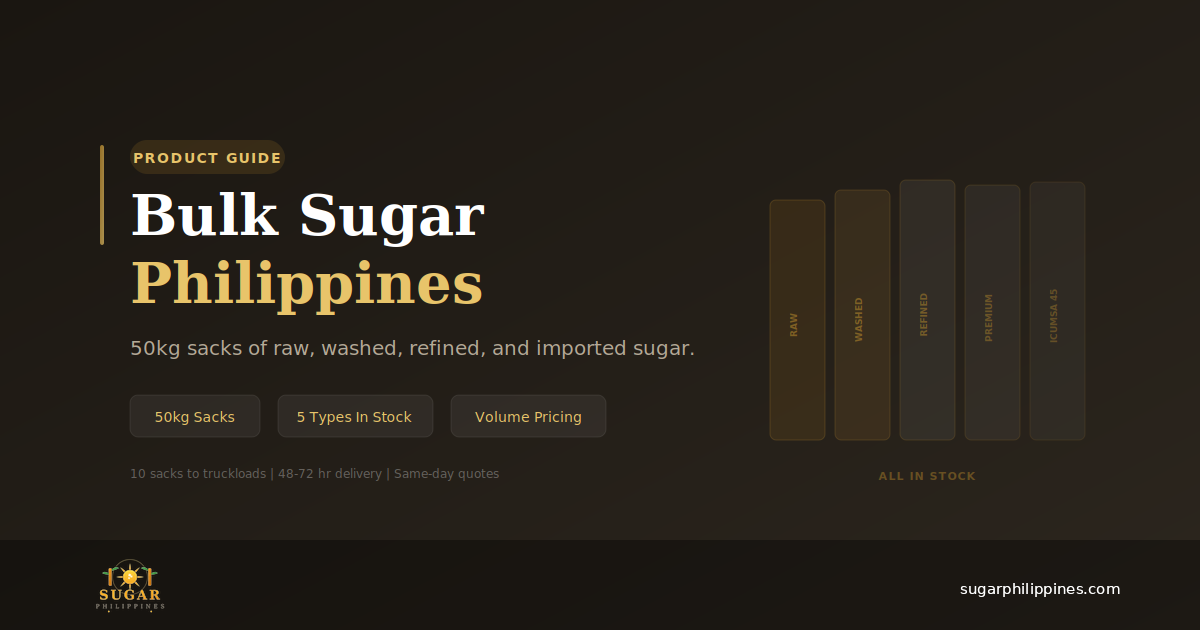 Bulk Sugar Philippines