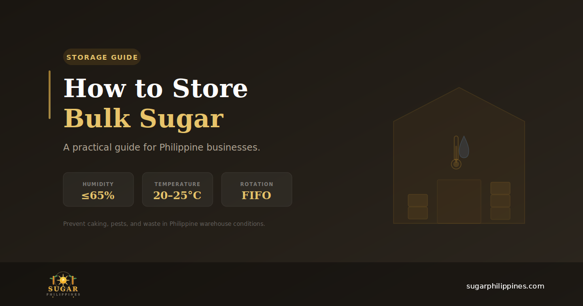 How to Store Bulk Sugar