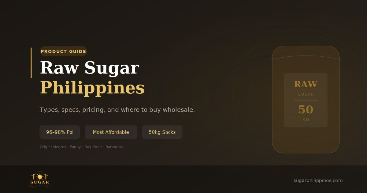 Raw Sugar Philippines