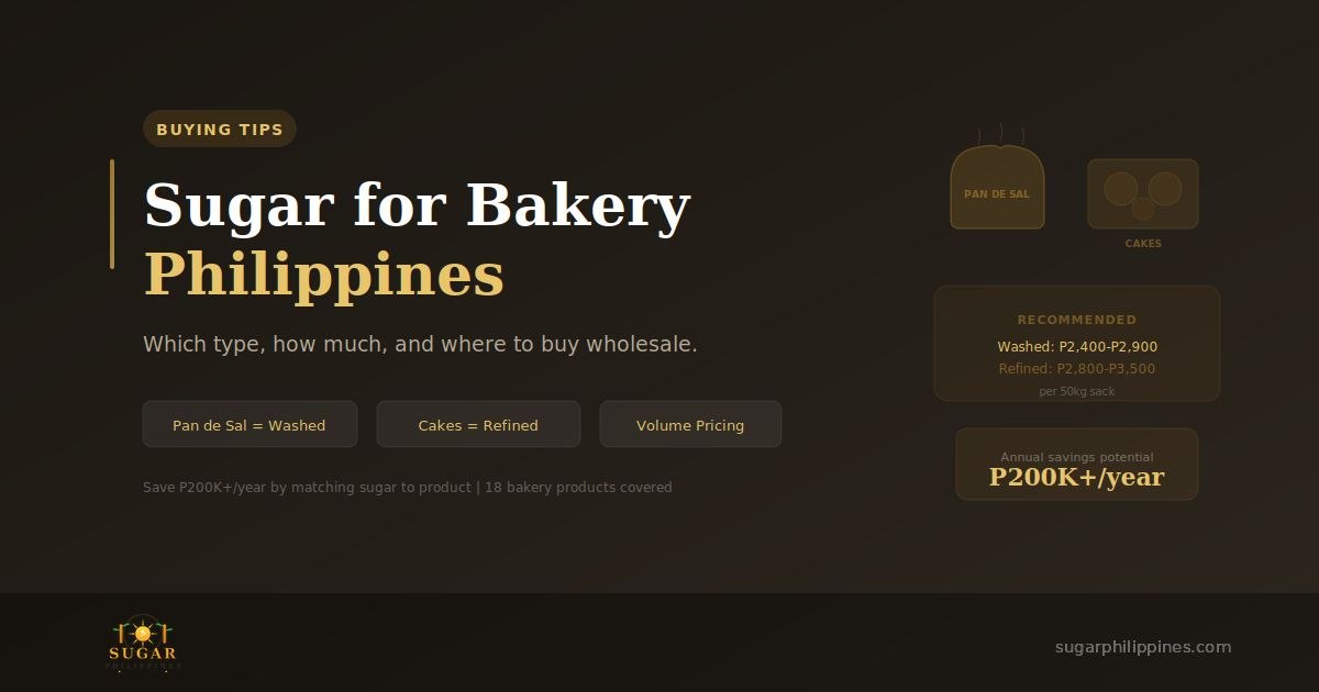 Sugar for Bakery Philippines