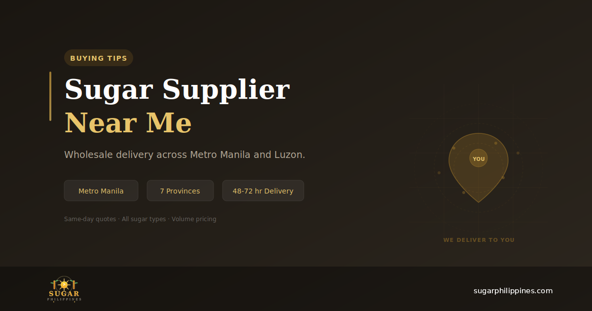 Sugar Supplier Near Me