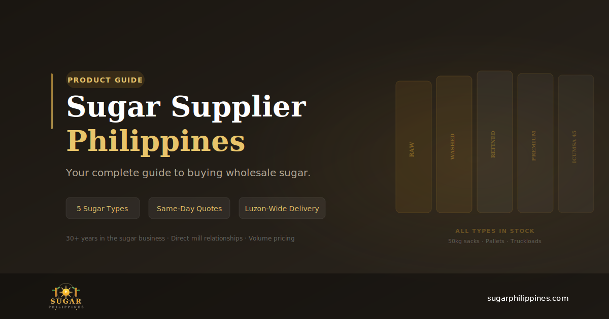 Sugar Supplier Philippines
