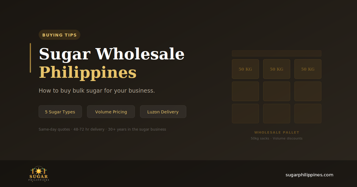 Sugar Wholesale Philippines