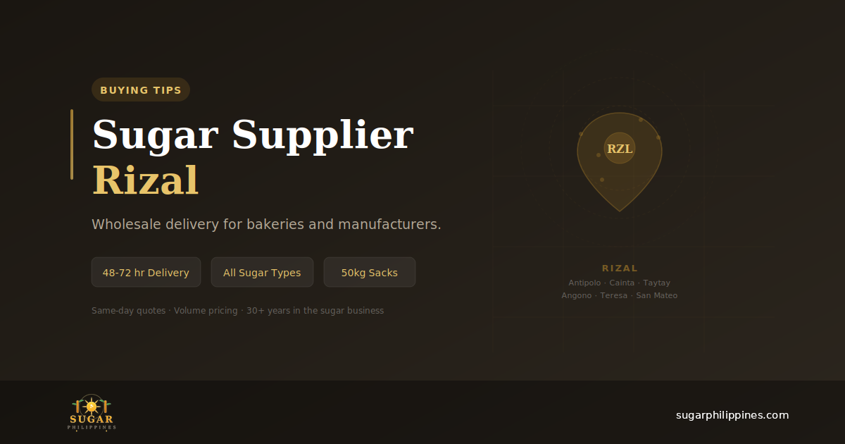 Sugar Supplier Rizal